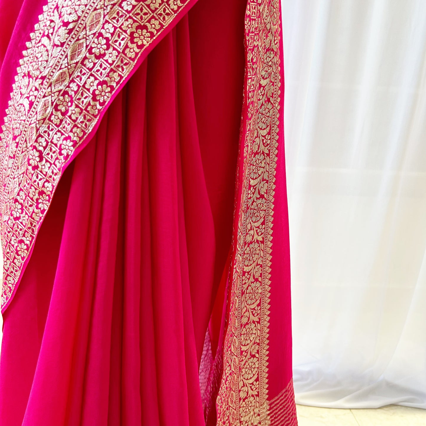 Dola silk saree - Pink