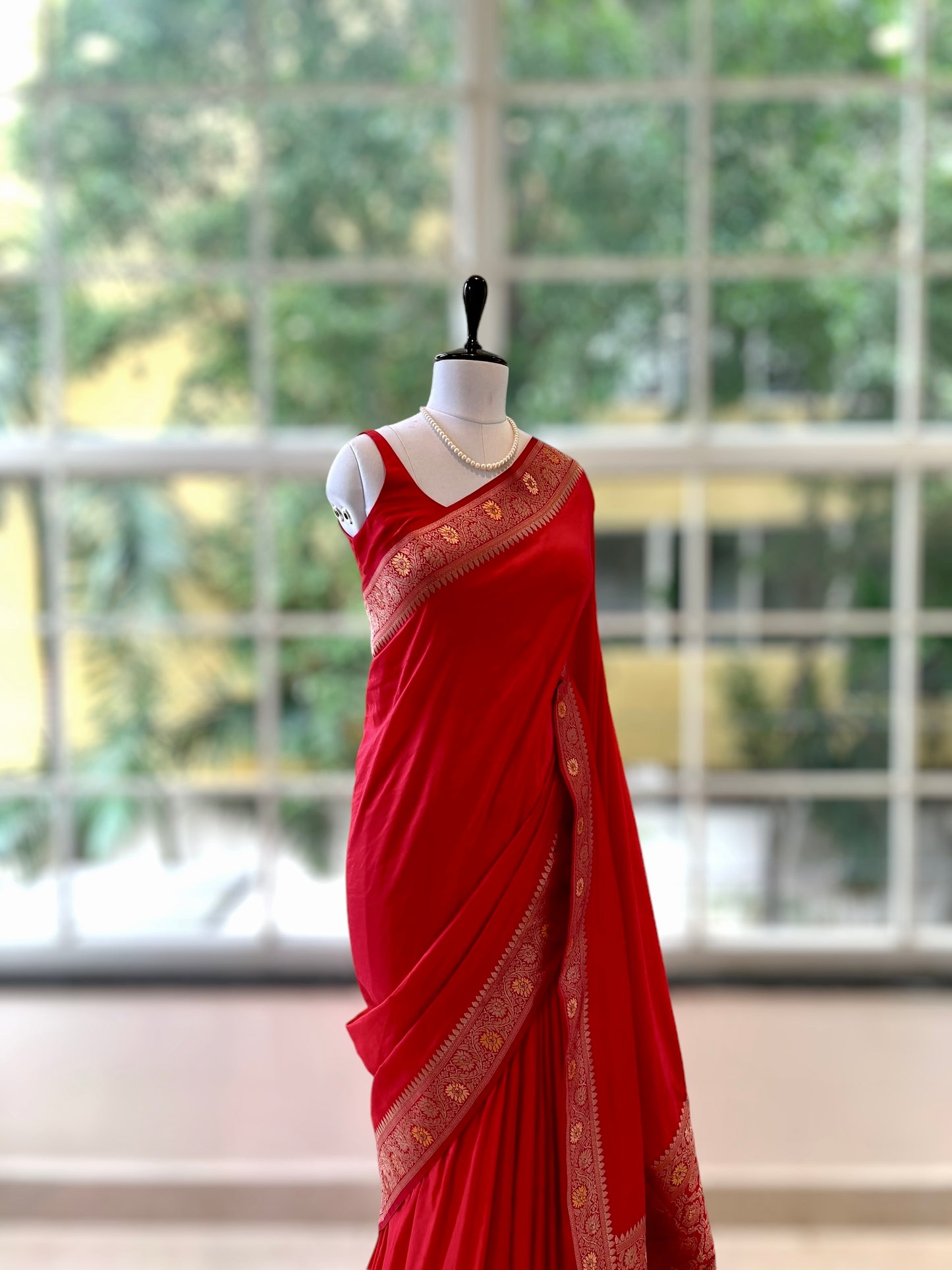 Soft silk saree - Red