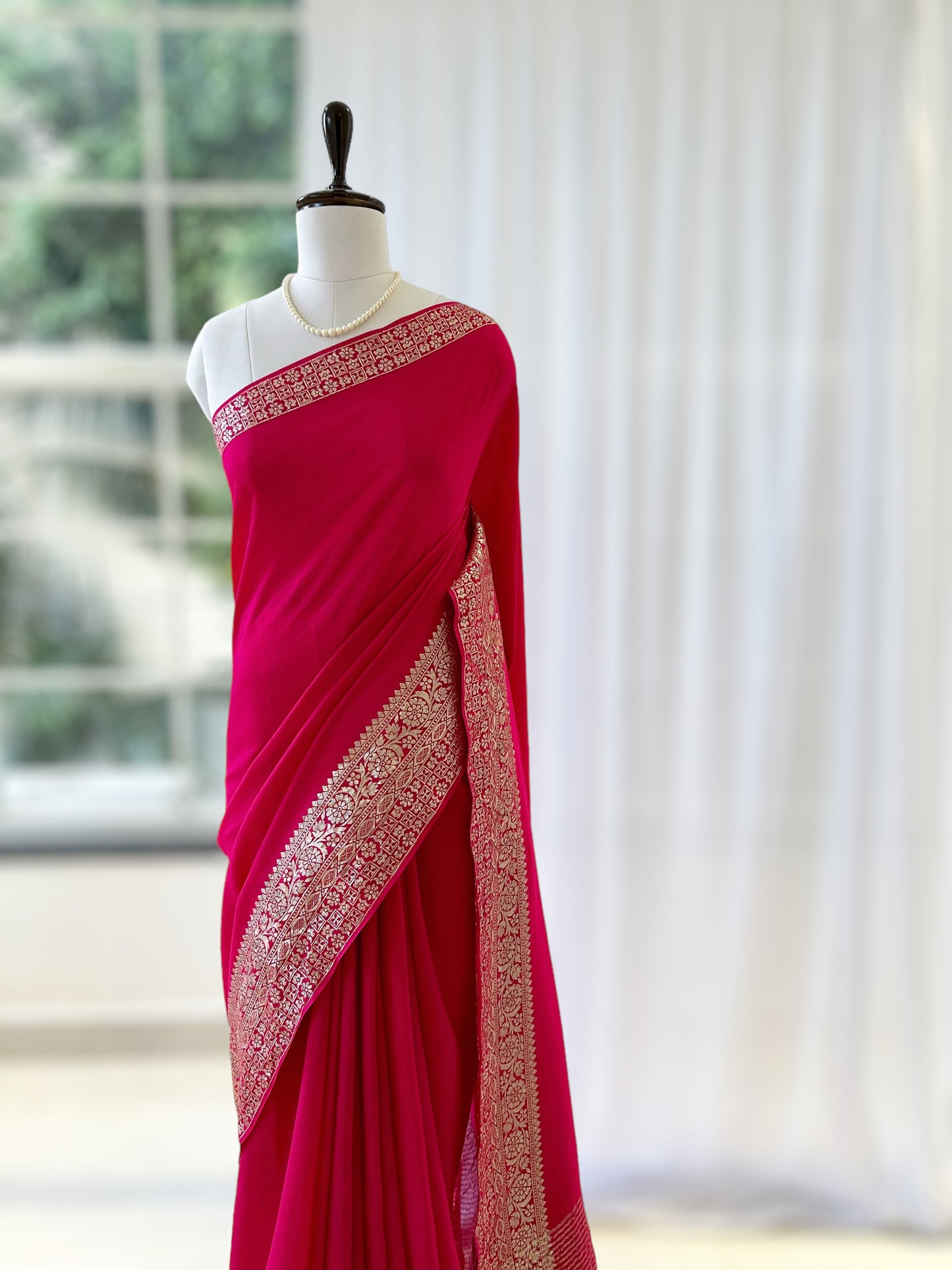 Dola silk saree - Pink