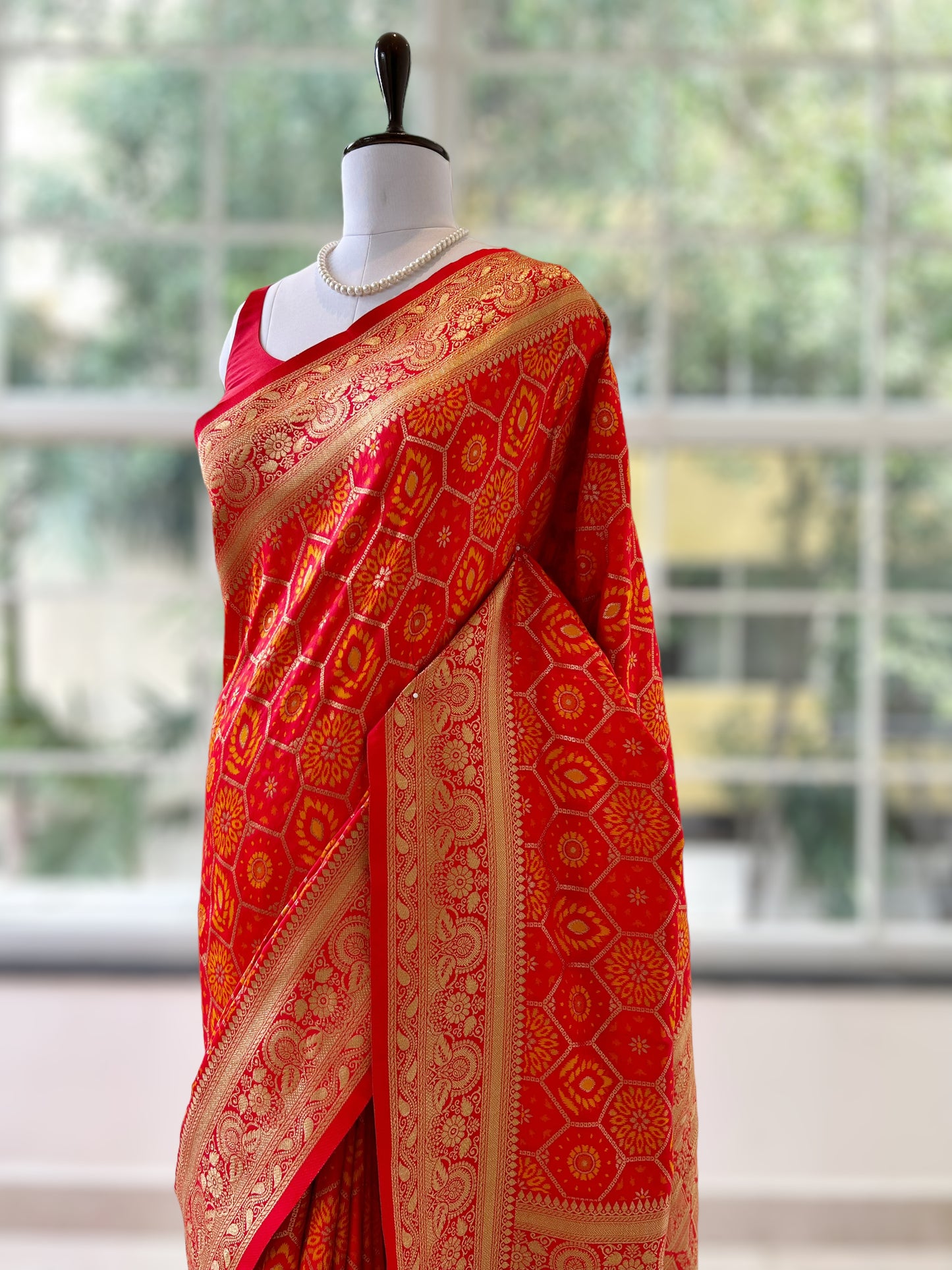 Silk zari saree