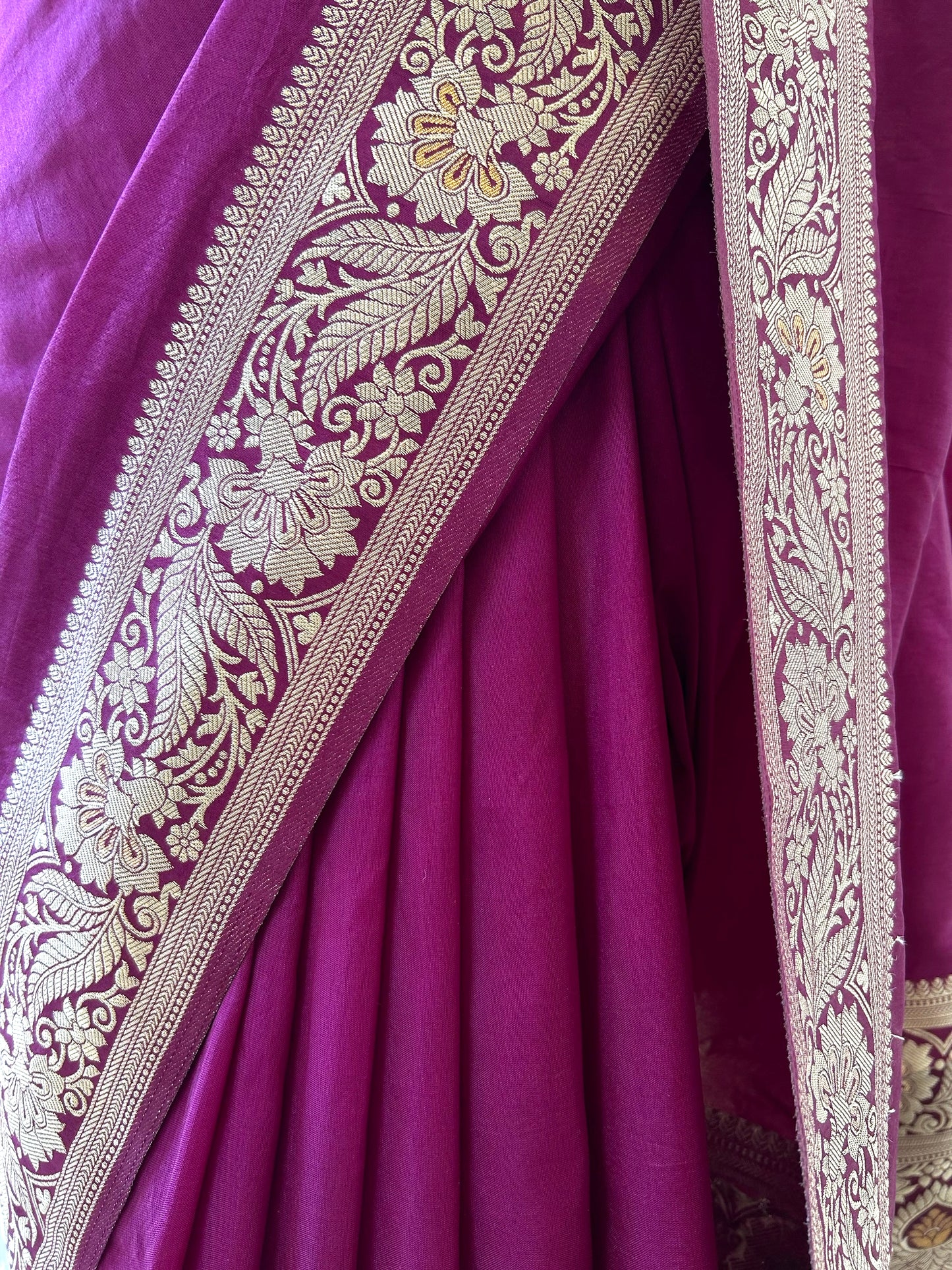 Soft silk saree - Wine