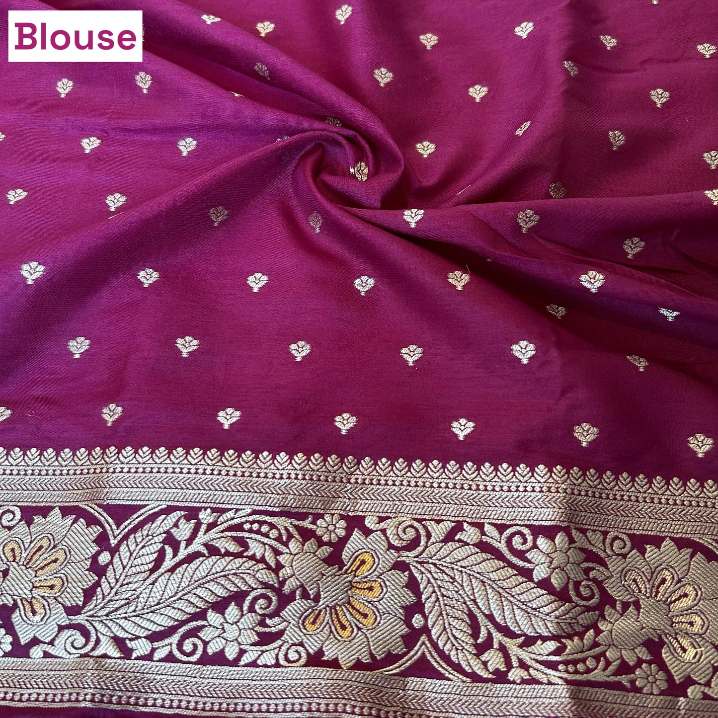 Soft silk saree - Wine