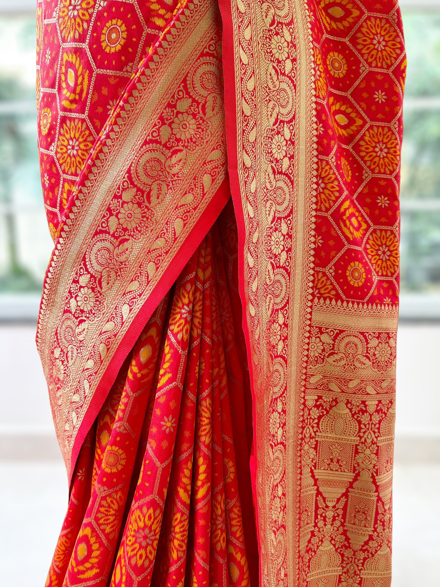 Silk zari saree