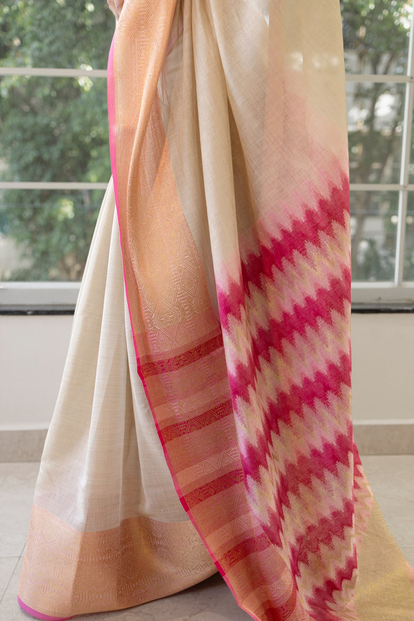 Handloom cotton saree