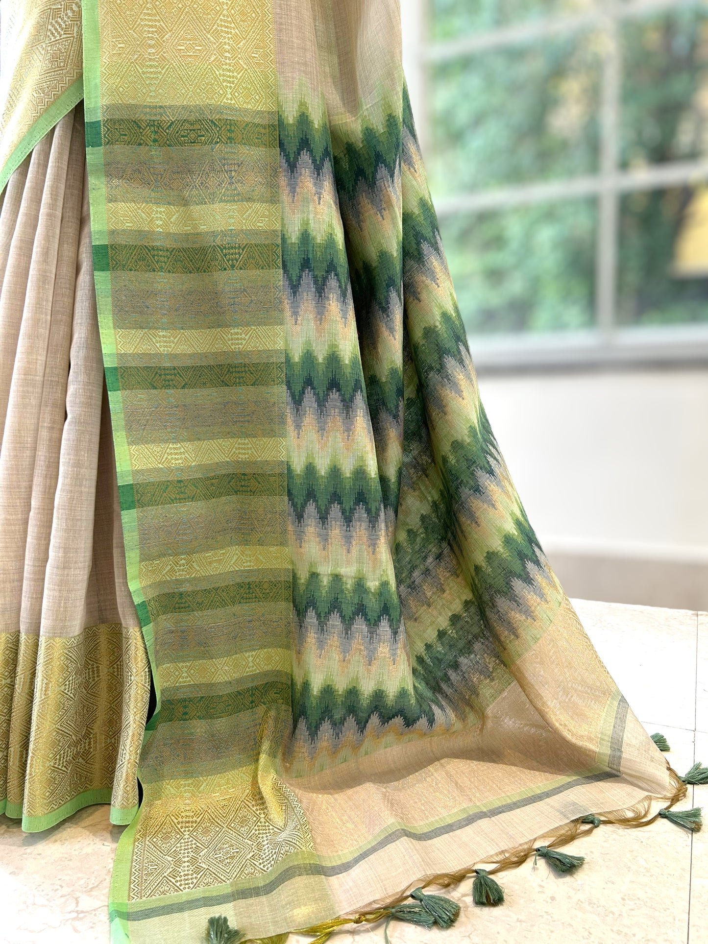 Handloom cotton saree