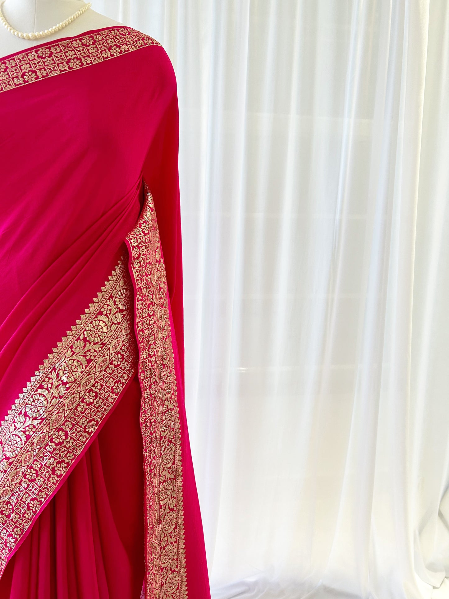 Dola silk saree - Pink