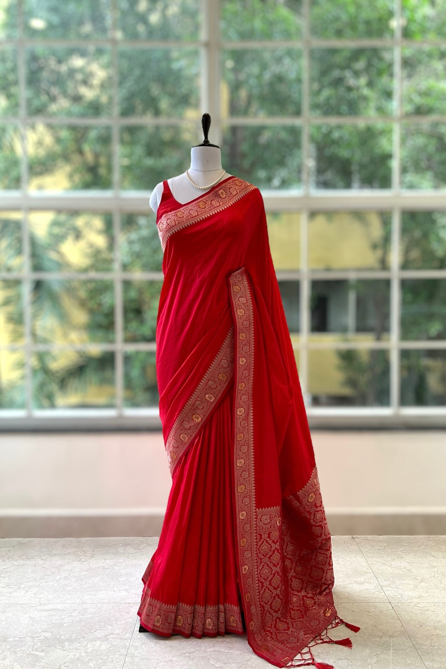 Soft silk saree - Red