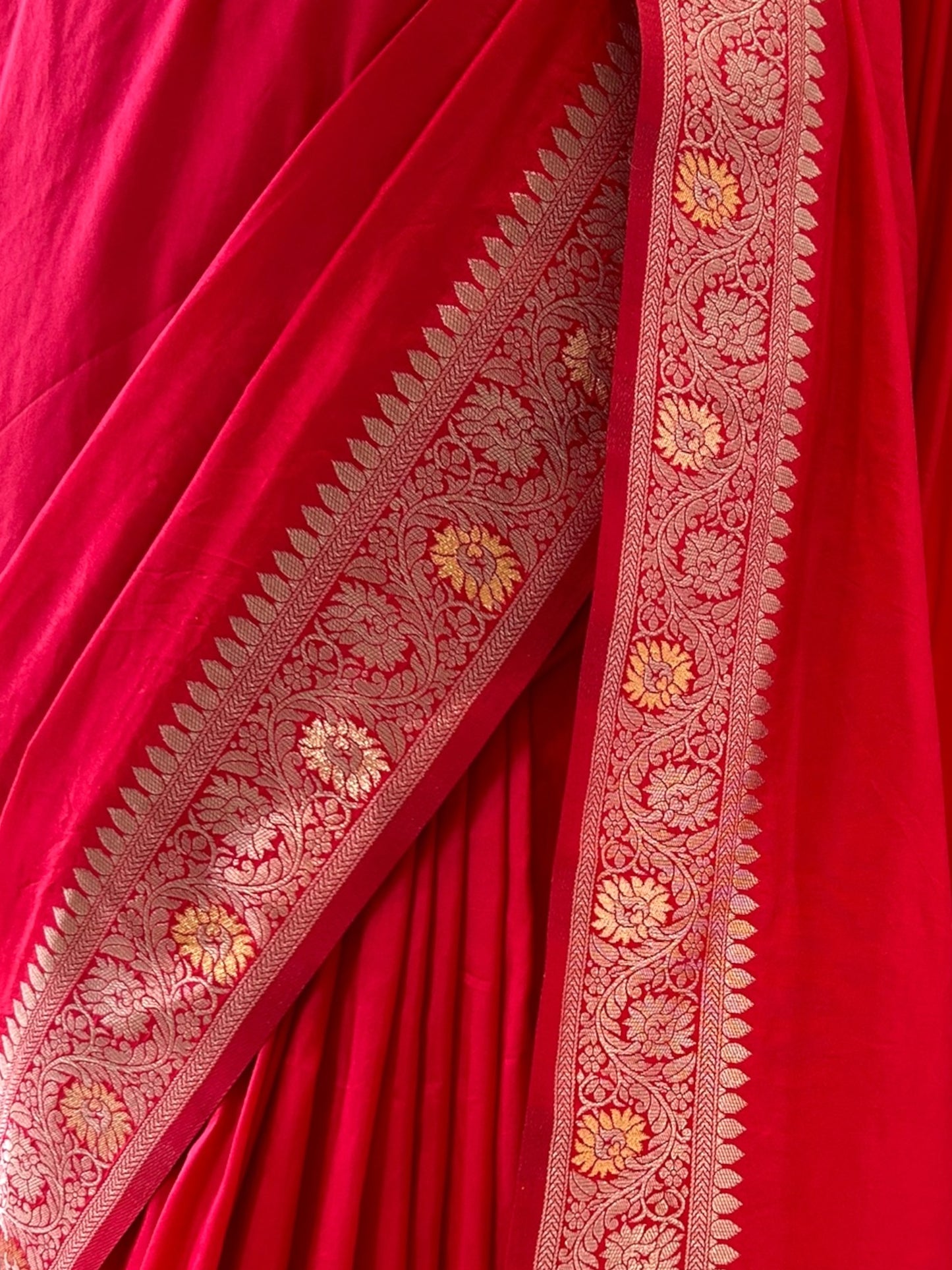 Soft silk saree - Red