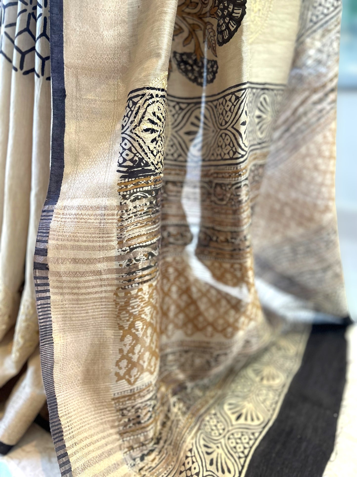 Pure soft chanderi cotton saree