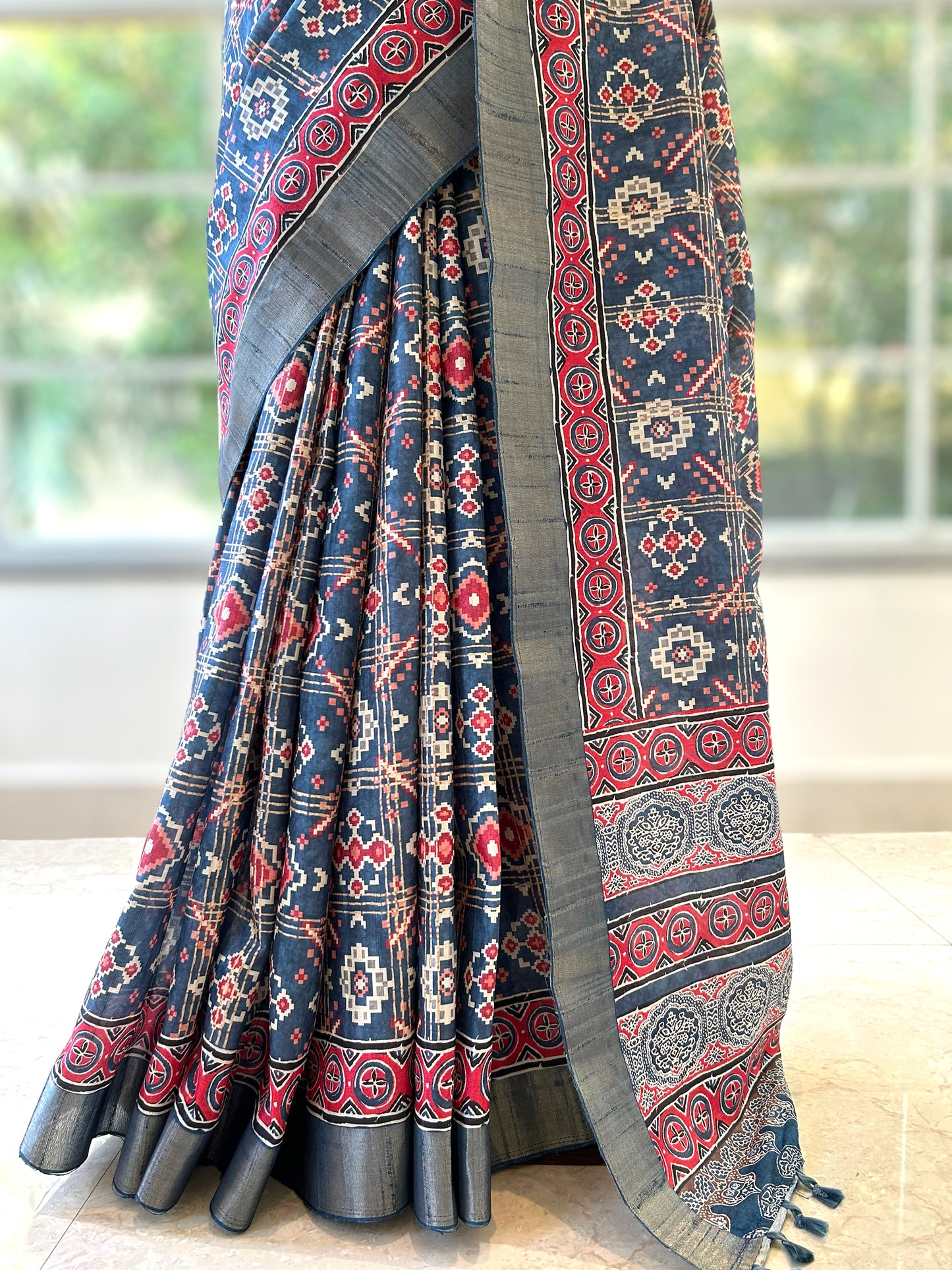 Patola tussar silk saree