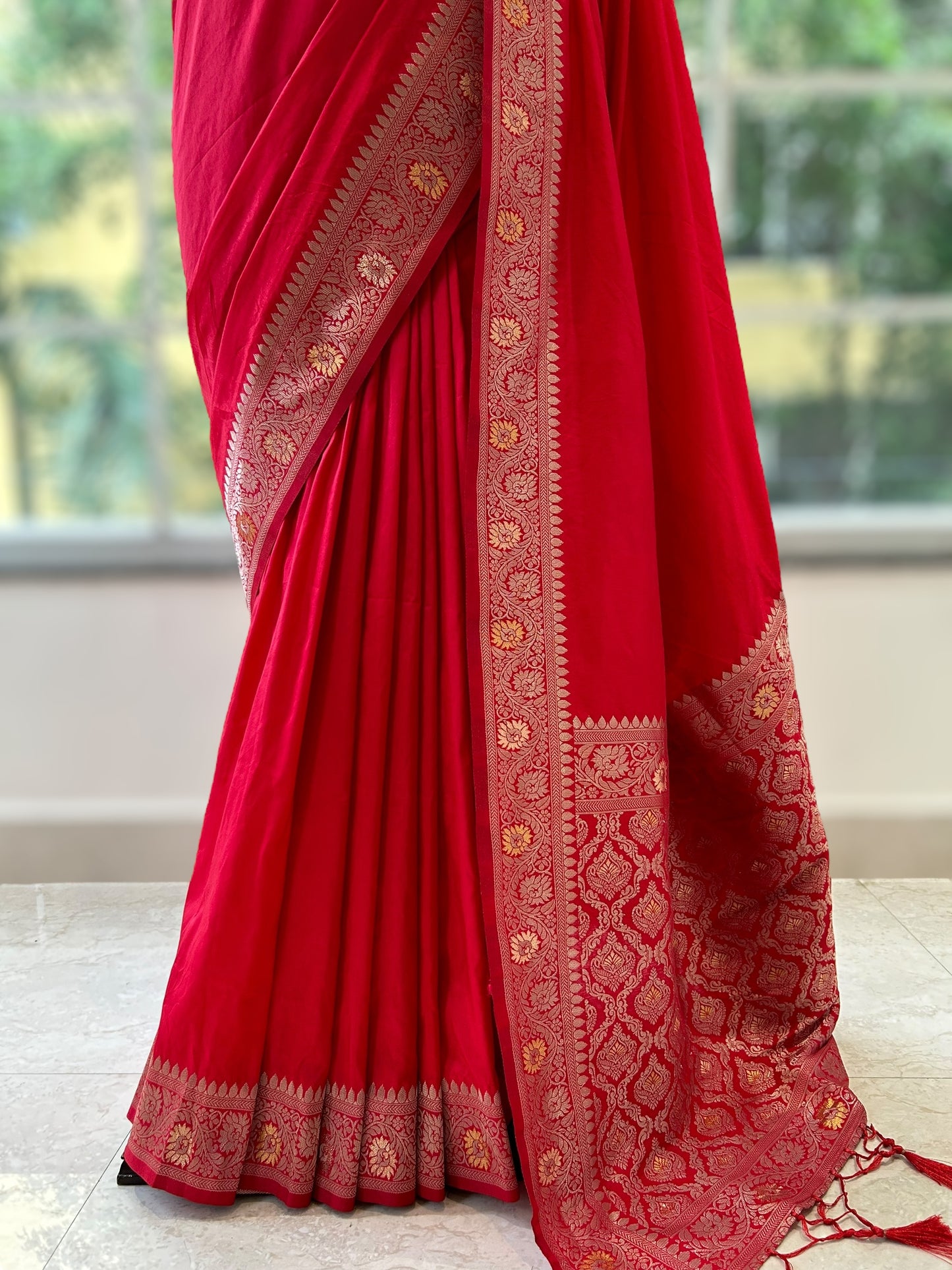 Soft silk saree - Red