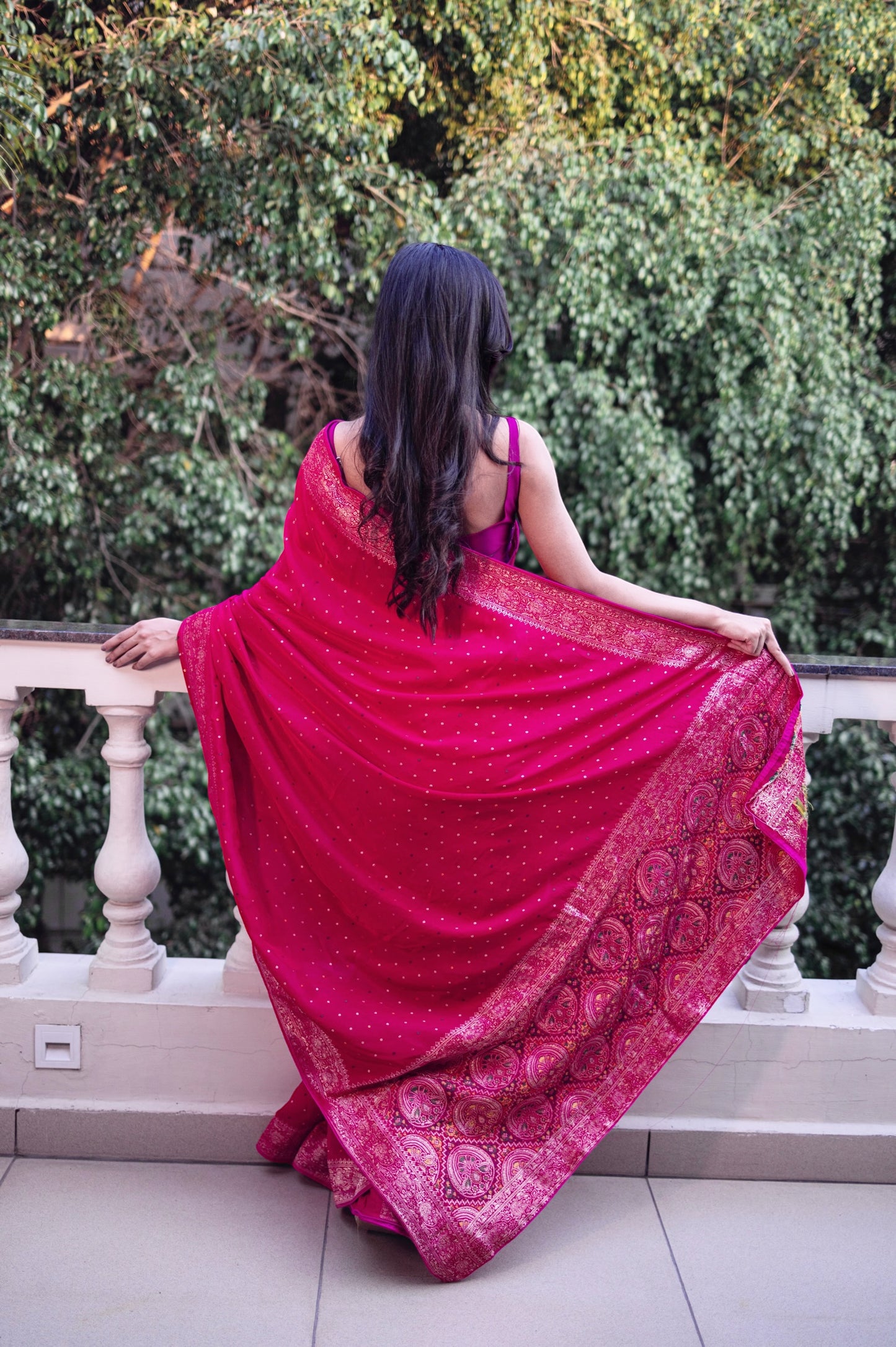 Perfect Pink saree