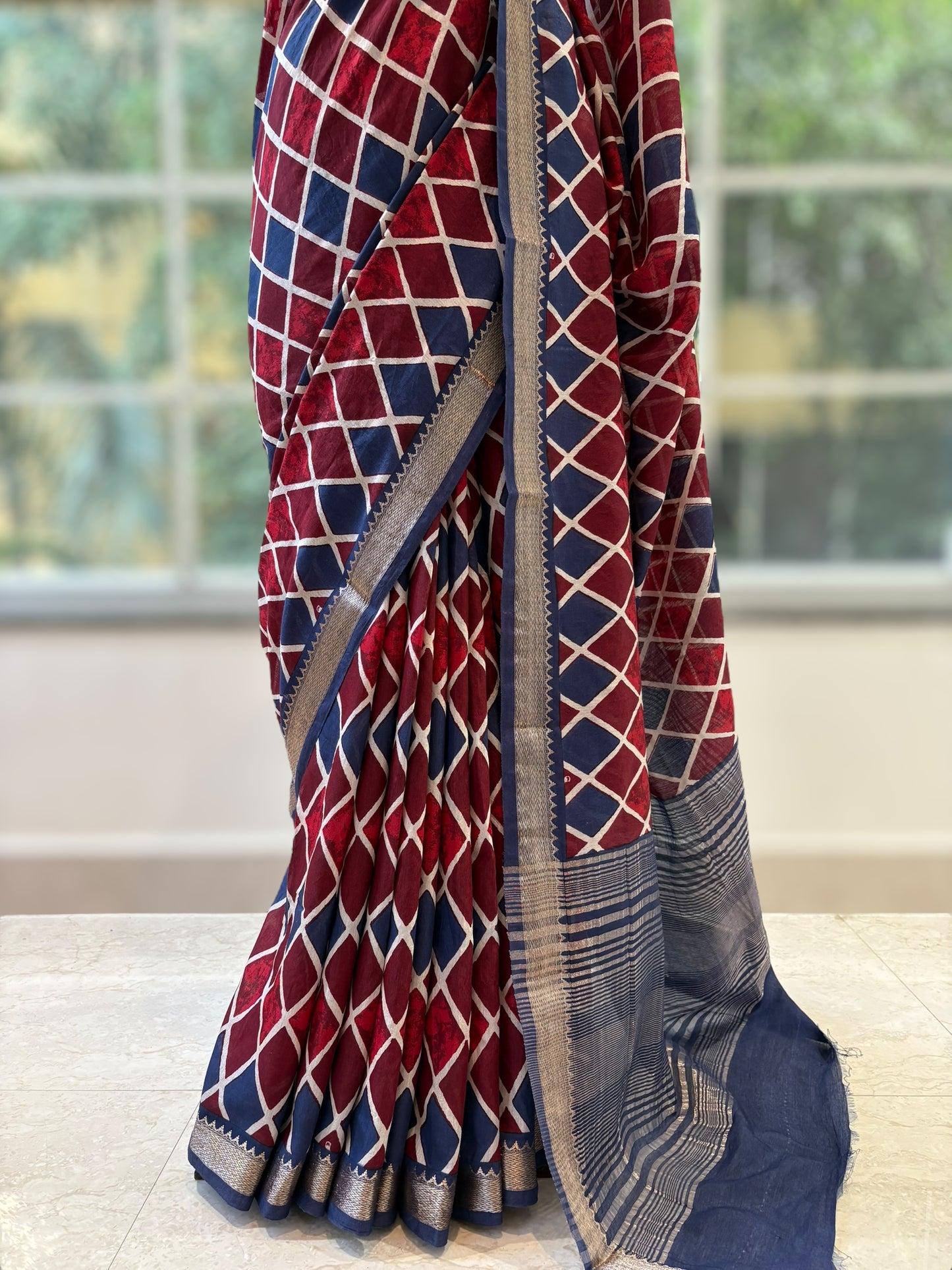 Pure chanderi cotton saree