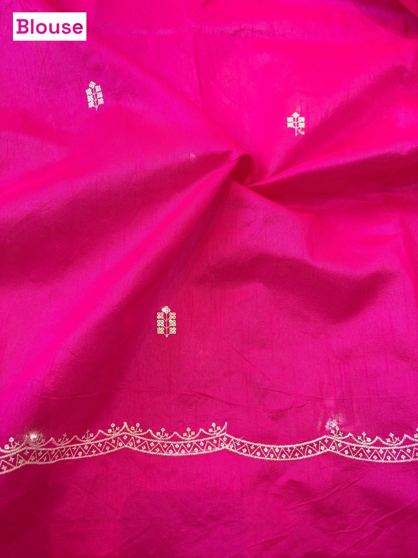 Georgette motara saree - Pink