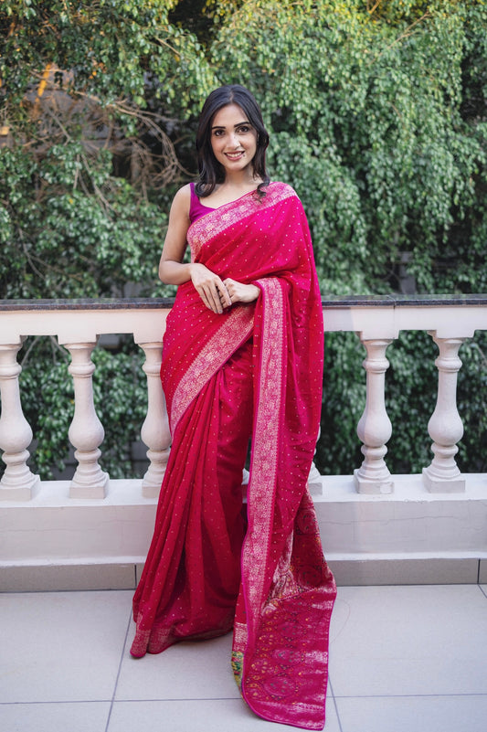 Perfect Pink saree