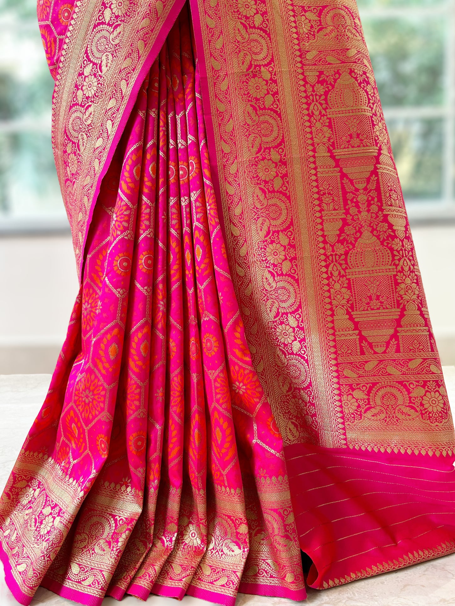 Silk zari saree