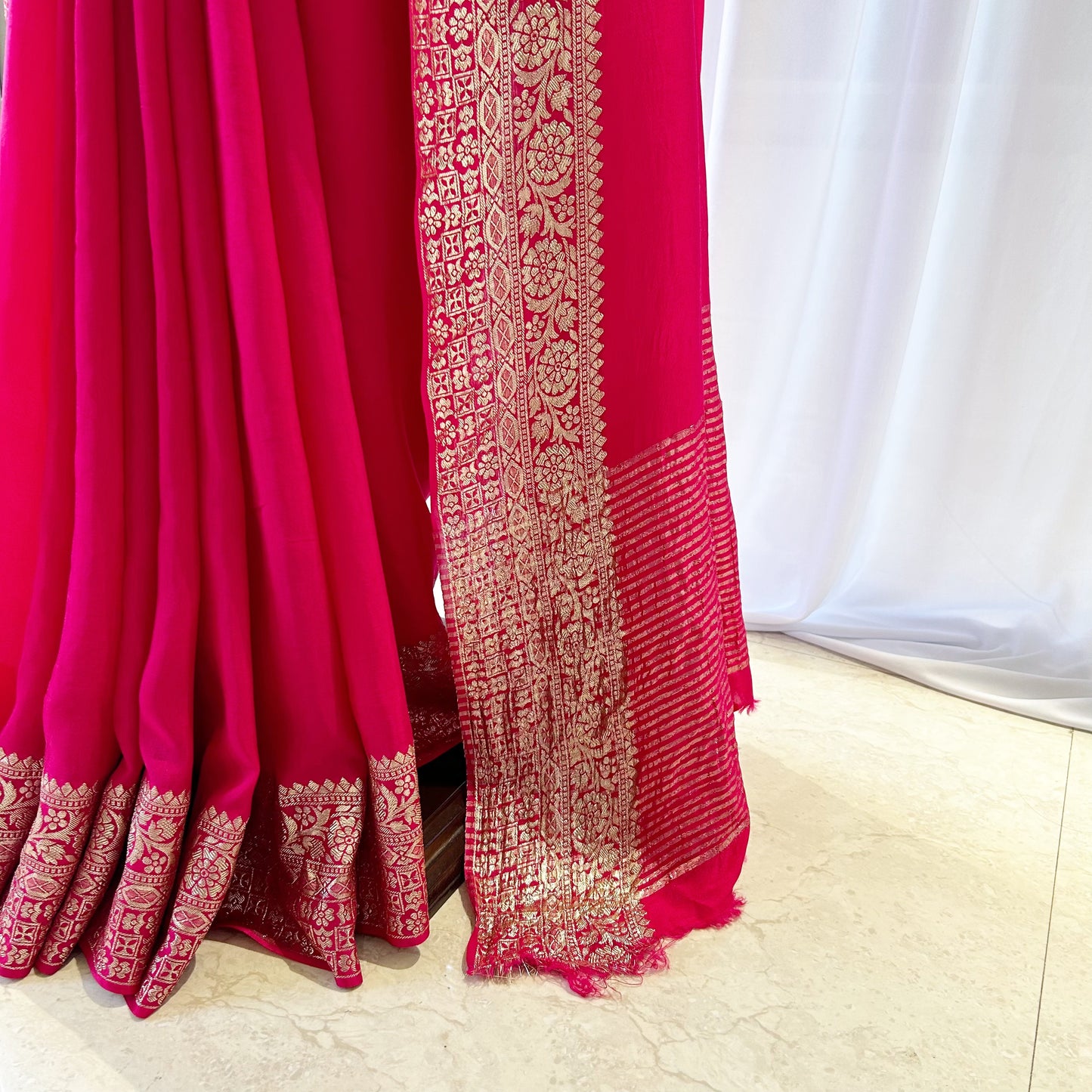 Dola silk saree - Pink