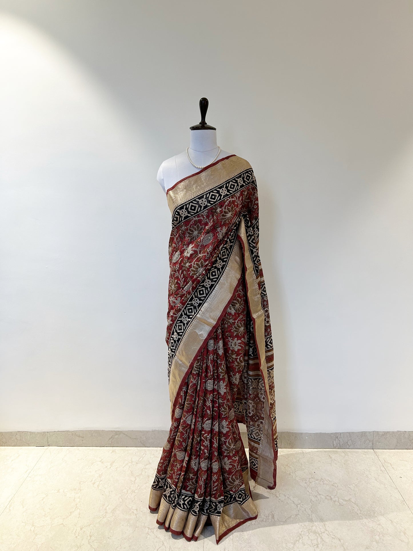 Pure soft chanderi cotton saree